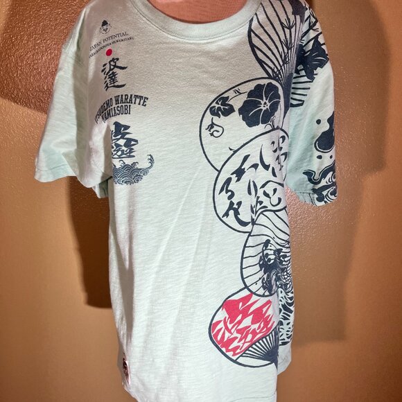 Rare Namitatu Relax Surf Style Men’s XL Light Green T-Shirt - Picture 2 of 13